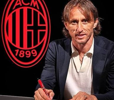 Modric Signs New AC Milan Contract Until 2027