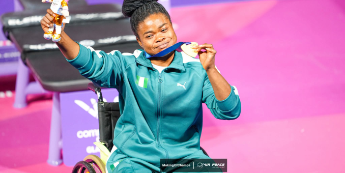 2026 C’Wealth Games: Team Nigeria 2nd on Medals Table with six medals on Day 1, breaks Multiple World Records
