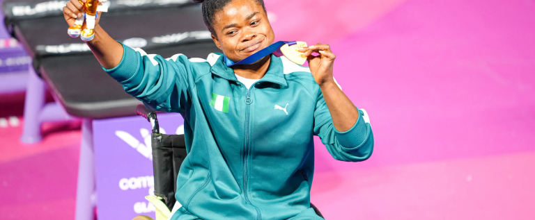 2026 C’Wealth Games: Team Nigeria 2nd on Medals Table with six medals on Day 1, breaks Multiple World Records