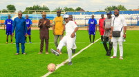 Nasarawa Veteran Footballers honour Gov. Sule’s SA on Governor’s Office Hon. Abubakar on Birthday
