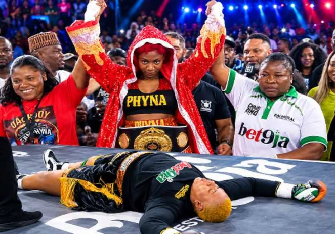 Celebrity Boxing: Phyna knocks out actress Nkechi Blessing, wins ₦50m, Car