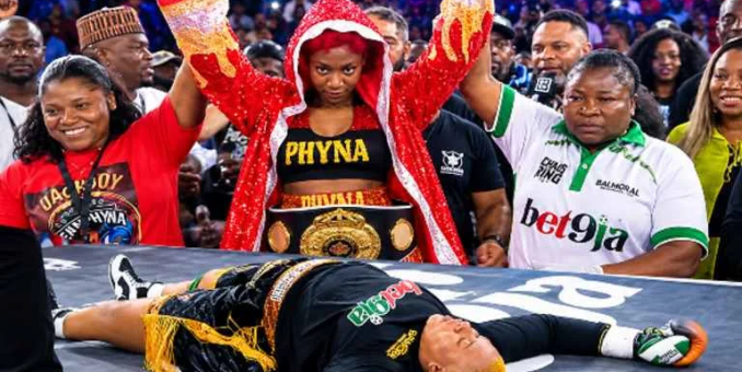 Celebrity Boxing: Phyna knocks out actress Nkechi Blessing, wins ₦50m, Car