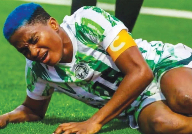 “My Spirit is High, We Await Scan Results” – Ajibade Speaks After Injury