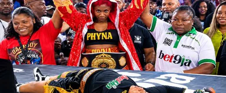 Celebrity Boxing: Phyna knocks out actress Nkechi Blessing, wins ₦50m, Car