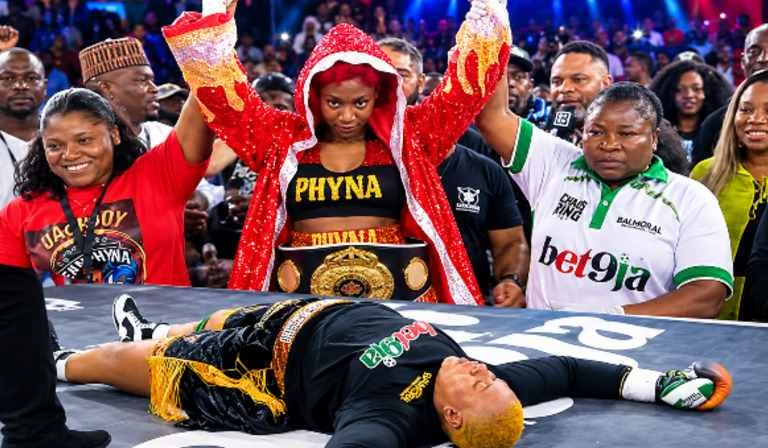 Celebrity Boxing: Phyna knocks out actress Nkechi Blessing, wins ₦50m, Car